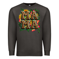 Smoke floral leopard mama Premium Sweatshirt - Zillion Design Studio