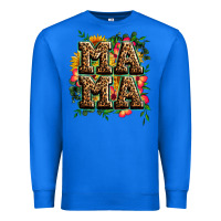 True Royal floral leopard mama Premium Sweatshirt - Zillion Design Studio