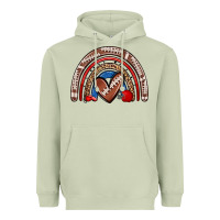 Matcha football rainbow Heavyweight Hoodie - Zillion Design Studio