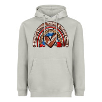 Moon Dust football rainbow Heavyweight Hoodie - Zillion Design Studio