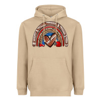 Mushroom football rainbow Heavyweight Hoodie - Zillion Design Studio