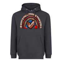 Smoke football rainbow Heavyweight Hoodie - Zillion Design Studio