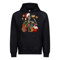 Black christmas skeleton coffee Urban Hoodie - Jasminsmagicworld