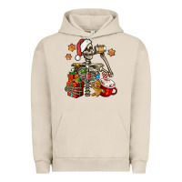 Pigment French Oak christmas skeleton coffee Urban Hoodie - Jasminsmagicworld