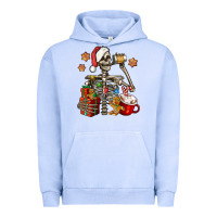 Pigment Grape Ice christmas skeleton coffee Urban Hoodie - Jasminsmagicworld