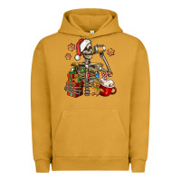 Pigment Peanut Butter christmas skeleton coffee Urban Hoodie - Jasminsmagicworld