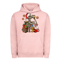 Pigment Salmon christmas skeleton coffee Urban Hoodie - Jasminsmagicworld