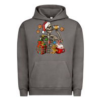 Pigment Tornado christmas skeleton coffee Urban Hoodie - Jasminsmagicworld