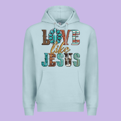 Love Like Jesus Premium Hoodie Designed By Artiststas