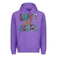 Purple love like jesus Premium Hoodie - Artiststas