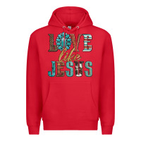 Red love like jesus Premium Hoodie - Artiststas