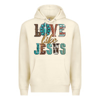 Sandshell love like jesus Premium Hoodie - Artiststas