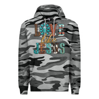 Slate Camo love like jesus Premium Hoodie - Artiststas