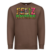 Chestnut feliz navidad with pattern Premium Sweatshirt - texasbilliewilder