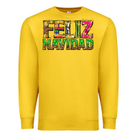 Lemon feliz navidad with pattern Premium Sweatshirt - texasbilliewilder