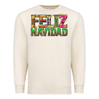 Sandshell feliz navidad with pattern Premium Sweatshirt - texasbilliewilder
