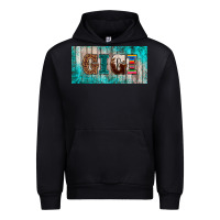 Black western turquoise gigi license plate Urban Hoodie - BarkalooDesign