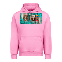 Fuchsia Pink western turquoise gigi license plate Urban Hoodie - BarkalooDesign