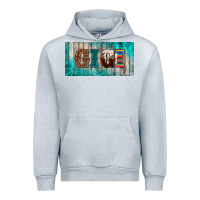Heather Grey western turquoise gigi license plate Urban Hoodie - BarkalooDesign