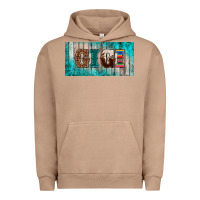 Western Turquoise Gigi License Plate Urban Hoodie | Teevron