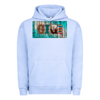 Pigment Grape Ice western turquoise gigi license plate Urban Hoodie - BarkalooDesign