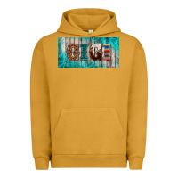 Pigment Peanut Butter western turquoise gigi license plate Urban Hoodie - BarkalooDesign