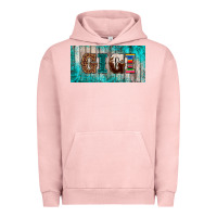 Pigment Salmon western turquoise gigi license plate Urban Hoodie - BarkalooDesign