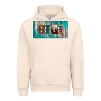 Sandshell western turquoise gigi license plate Urban Hoodie - BarkalooDesign