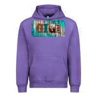 Tulip western turquoise gigi license plate Urban Hoodie - BarkalooDesign