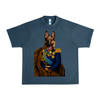 Midnight Navy Pet Portraits, Custom Pet Portraits, Renaissance Pet Portraits, Custom Urban Heavy Tee - RanaPortraitStore