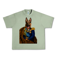 Oil Green Pet Portraits, Custom Pet Portraits, Renaissance Pet Portraits, Custom Urban Heavy Tee - RanaPortraitStore