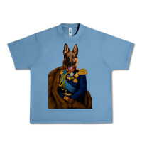 Pebble Blue Pet Portraits, Custom Pet Portraits, Renaissance Pet Portraits, Custom Urban Heavy Tee - RanaPortraitStore