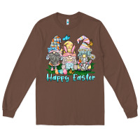 Chestnut happy easter gnome Long Sleeve Tee - BarkalooDesign