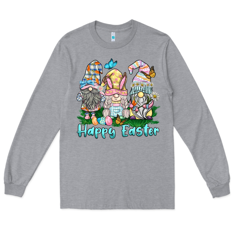 Happy Easter Gnome Long Sleeve Tee by BarkalooDesign | Teevron
