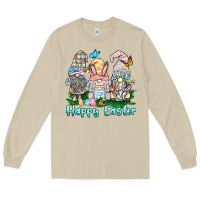 Mushroom happy easter gnome Long Sleeve Tee - BarkalooDesign