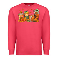 Cardinal pumpkins coffee cups Premium Sweatshirt - Zillion Design Studio