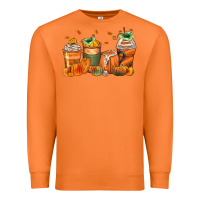 Carrot pumpkins coffee cups Premium Sweatshirt - Zillion Design Studio
