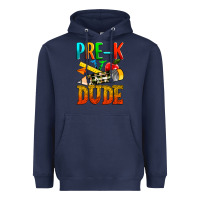 Navy pre k dude Heavyweight Hoodie - texasbilliewilder