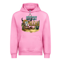 Fuchsia Pink country mama Urban Hoodie - NancyCooperArtShop