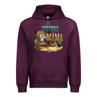 Mauve Wine country mama Urban Hoodie - NancyCooperArtShop