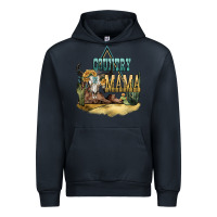 Navy country mama Urban Hoodie - NancyCooperArtShop