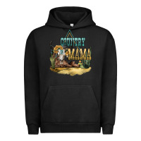 Pigment Black country mama Urban Hoodie - NancyCooperArtShop