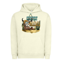 Pigment Pistachio country mama Urban Hoodie - NancyCooperArtShop
