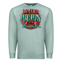 Seafoam weird moms build character Premium Sweatshirt - Zillion Design Studio