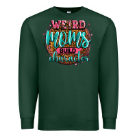 Sports Green weird moms build character Premium Sweatshirt - Zillion Design Studio