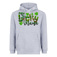 Heather Grey st. patrick's day one lucky mama Heavyweight Hoodie - RanaPortraitStore