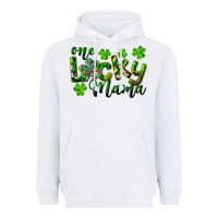 White st. patrick's day one lucky mama Heavyweight Hoodie - RanaPortraitStore
