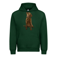 Foreset Green chesapeake bay retriever Urban Hoodie - LillyAllenDesigns