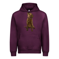 Mauve Wine chesapeake bay retriever Urban Hoodie - LillyAllenDesigns