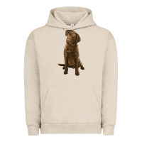 Pigment French Oak chesapeake bay retriever Urban Hoodie - LillyAllenDesigns